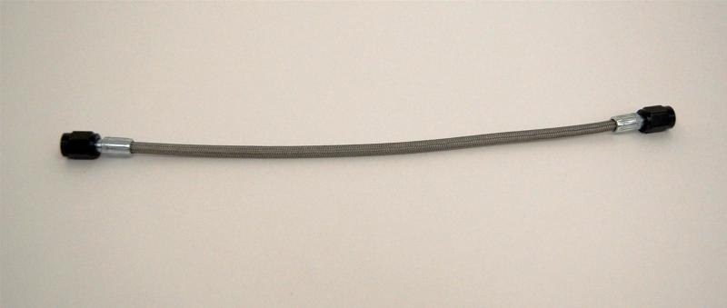 Fragola -2AN Brake Line w/ -3AN Black Alum. Nuts 40in Fragola