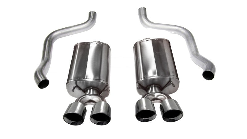 Corsa 09-13 Chevrolet Corvette C6 6.2L V8 Polished Sport Axle-Back Exhaust - eliteracefab.com