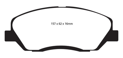 EBC GreenStuff Front Brake Pads - DP61783 EBC