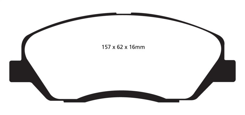 EBC GreenStuff Front Brake Pads - DP61783