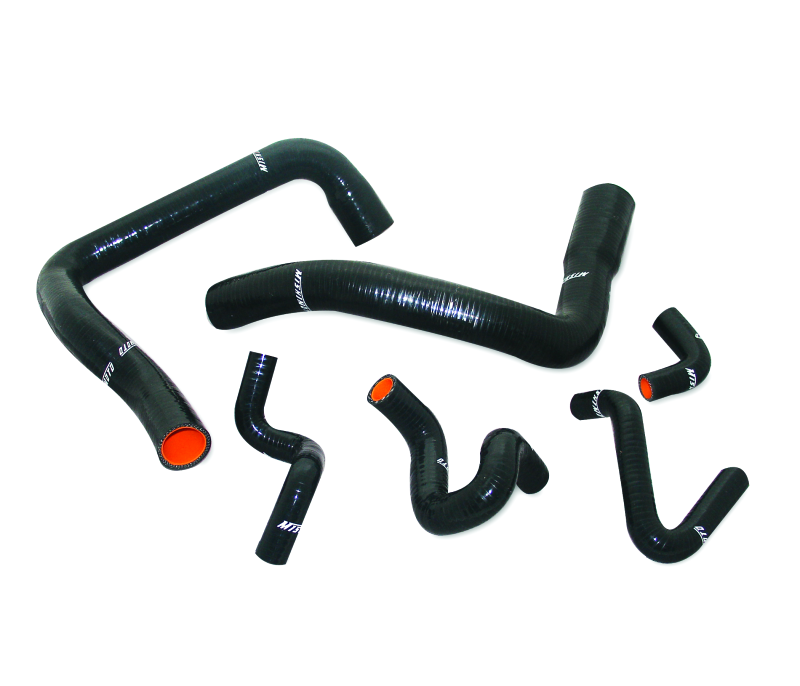 Mishimoto 86-93 Ford Mustang Black Silicone Hose Kit - eliteracefab.com