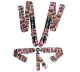 NRG SFI 16.1 5pt 3in. Seat Belt Harness/ Cam Lock - Pink Camo - SBH-RS5PCPKCAMO