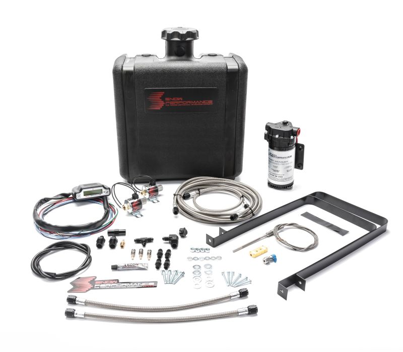 Snow Performance 94-17 Ford Stg 3 Boost Cooler Water Injection Kit (w/SS Braided Line & 4AN) - eliteracefab.com