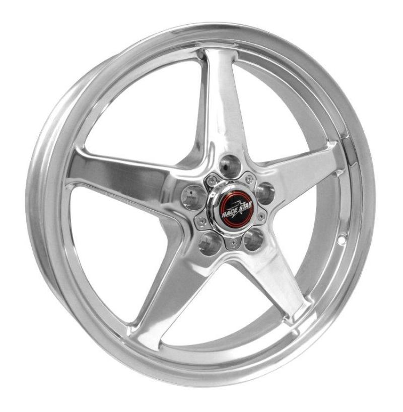 Race Star 92 Drag Star 18x5.00 5x4.50bc 2.00bs Direct Drill Polished Wheel - eliteracefab.com