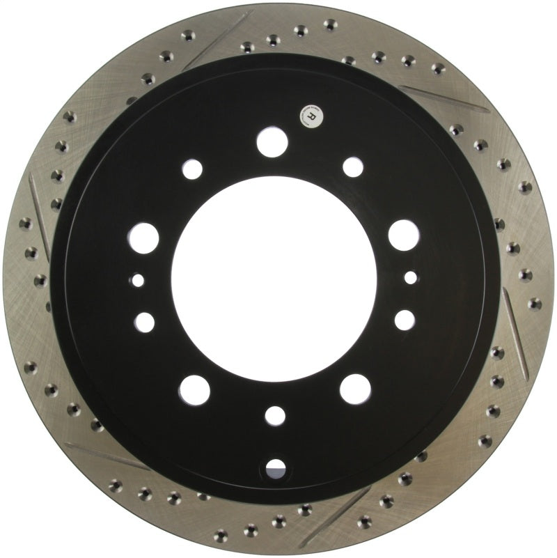 StopTech Slotted & Drilled Sport Brake Rotor - eliteracefab.com