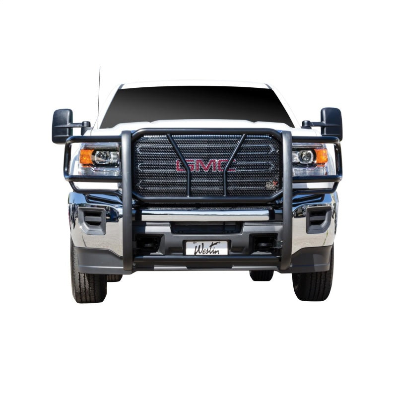 Westin 2007-2010 GMC Sierra 25/3500HD HDX Grille Guard - Black Westin