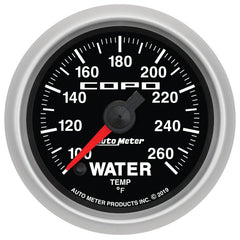 Autometer 52mm 100-260 Degree Digital Water Temp Gauge Chevrolet COPO Camaro