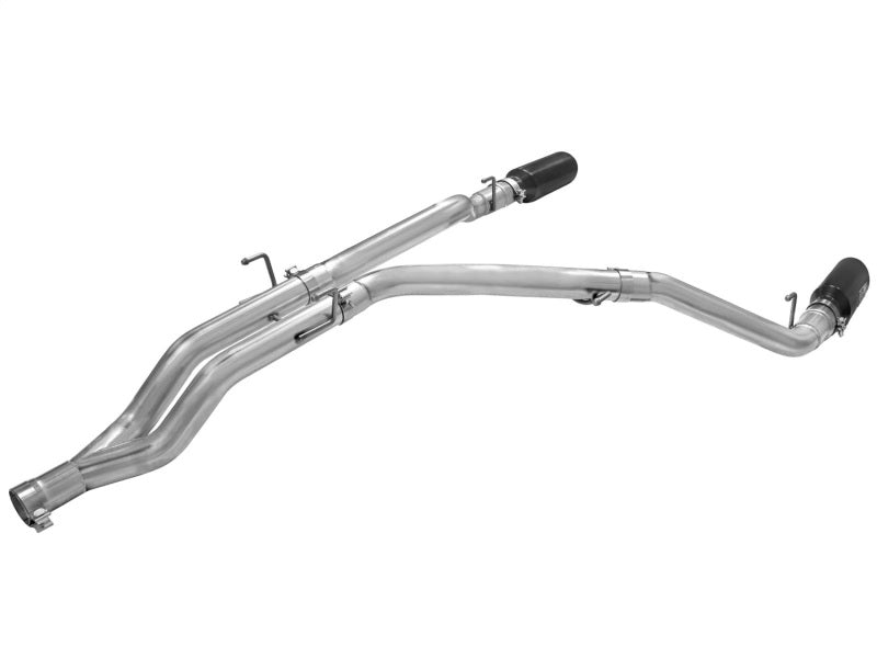 aFe MACHForce XP DPF-Back Exhaust 3in SS w/ 5in Black Tips 2014 Dodge Ram 1500 V6 3.0L EcoDiesel aFe