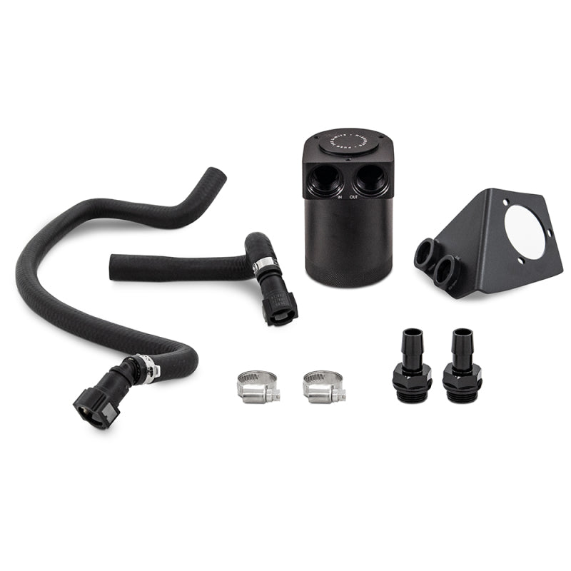 Mishimoto 2020+ Chevrolet Corvette C8 Baffled Oil Catch Can Kit (PCV Side) - Black - eliteracefab.com