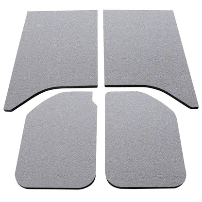 DEI 11-18 Jeep Wrangler JK 2-Door Boom Mat Headliner - 4 Piece - Gray DEI