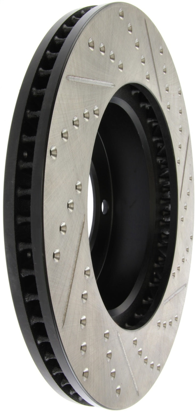 StopTech 00-06 Toyota Tundra / 01-07 Toyota Sequoia Front Right Slotted & Drilled Rotor Stoptech