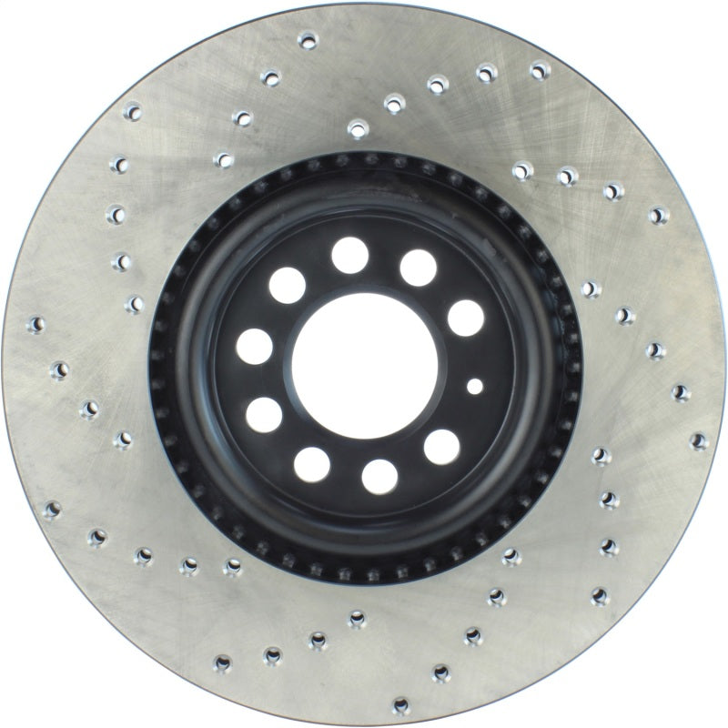 StopTech 00-06 Audi TT Quattro / 03/04-12/04 VW Jetta Left Front Drilled CRYO-STOP Rotor Stoptech