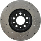 STOPTECH 13+ DODGE DART PERFORMANCE SLOTTED & DRILLED FRONT LEFT ROTOR, 127.63080L