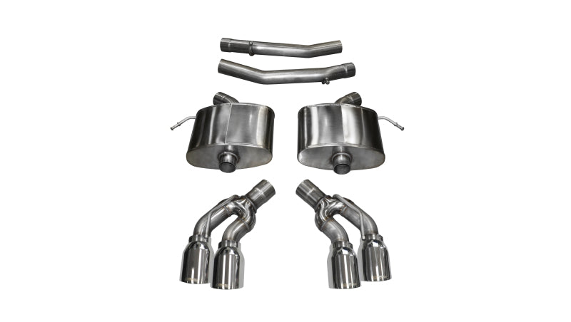 Corsa 2016 Cadillac CTS V Sedan 6.2L V8 2.75in Polished Sport Axle-Back Exhaust CORSA Performance