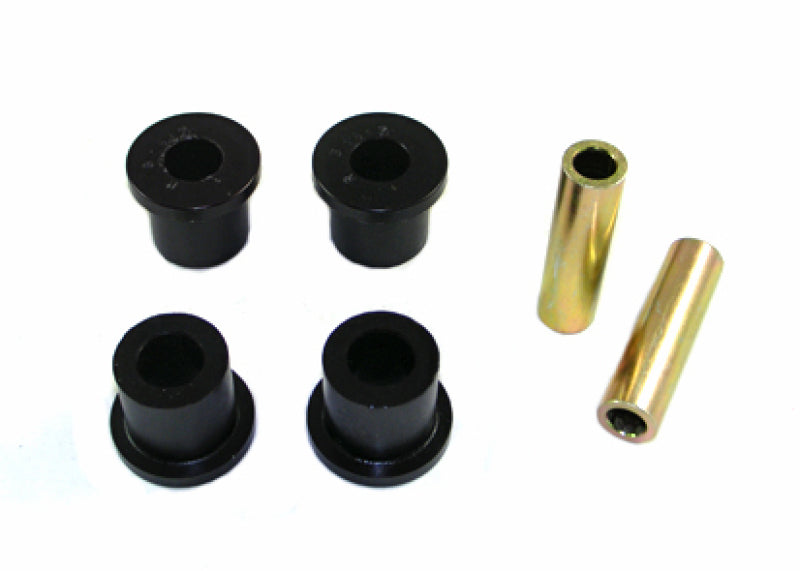 Whiteline Plus 97-05 Nissan Frontier D22 2WD Rear Spring Eye and Shackle Bushing Whiteline