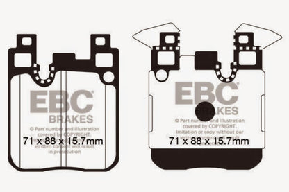 EBC Ultimax2 Rear Brake Pads - UD1656 EBC
