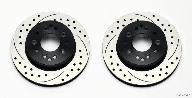 Wilwood Rotor Kit Rear-Drilled 65-82 Corvette C2/C3 (1Pc Rotors) Wilwood