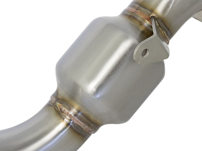 aFe Twisted Steel Down-Pipe Catted 13-16 Cadillac ATS L4-2.0L (t) aFe