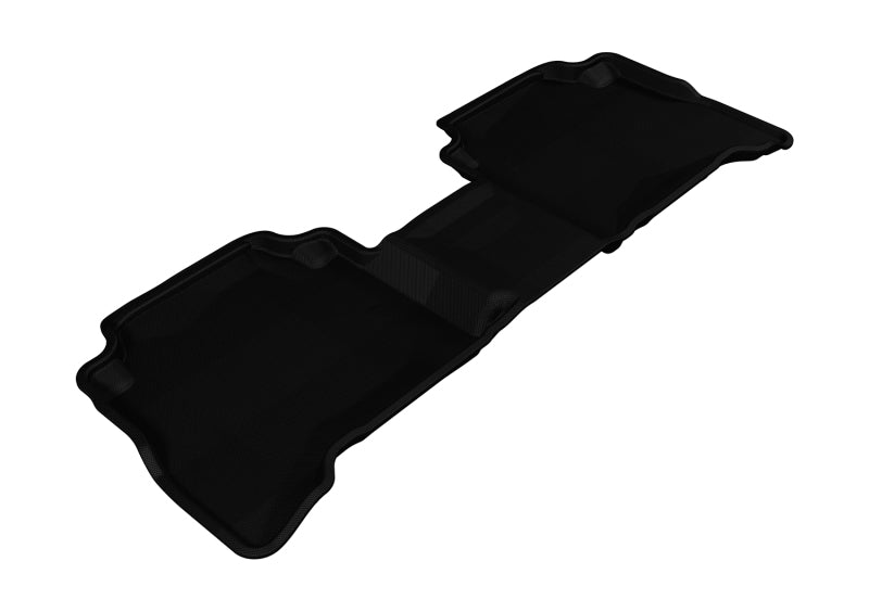 3D MAXpider 2011-2013 Kia Sorento 7-Seats Kagu 2nd Row Floormats - Black 3D MAXpider