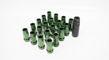 Load image into Gallery viewer, Wheel Mate 12x1.25 48mm Muteki SR48 Dark Green Open End Lug Nuts