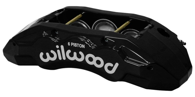 Wilwood Caliper-TX6R- L/H - Black 2.00/1.88/1.88in Pistons 1.50in Disc Wilwood
