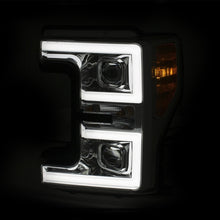 Load image into Gallery viewer, ANZO LED Headlights 17-18 Ford F-250 Super Duty Plank-Style L.E.D. Headlight Chrome (Pair) - eliteracefab.com