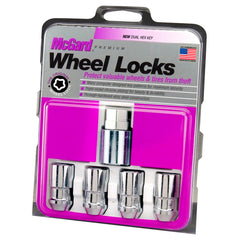 McGard Wheel Lock Nut Set - 4pk. (Cone Seat) 1/2-20 / 3/4 & 13/16 Dual Hex / 1.66in. Length - Chrome - eliteracefab.com