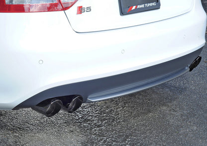 AWE Tuning B8 / B8.5 S5 Cabrio Touring Edition Exhaust - Non-Resonated - Diamond Black Tips AWE Tuning