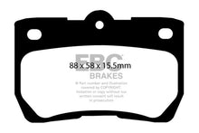 Load image into Gallery viewer, EBC 06-07 Lexus GS300 3.0 Yellowstuff Rear Brake Pads - eliteracefab.com