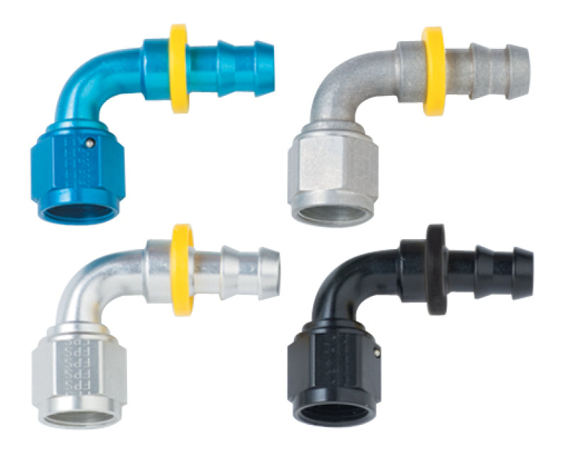 Fragola Performance Systems 209006 8000 Series Push-Lite Race Hose End - 90 Degree Fragola