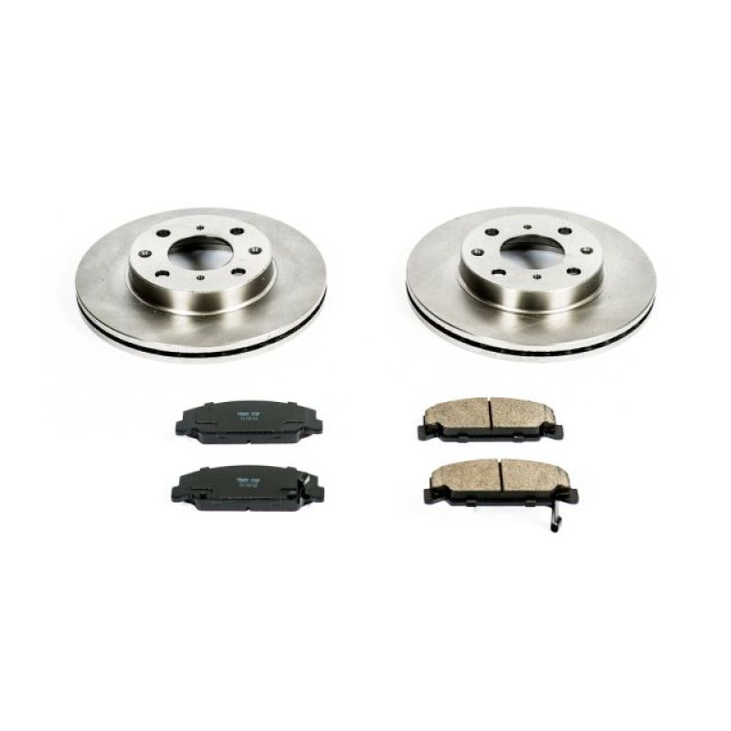 Power Stop 90-00 Honda Civic Front Autospecialty Brake Kit - eliteracefab.com