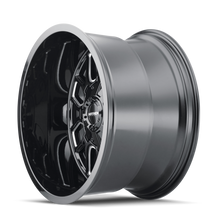 Load image into Gallery viewer, Mayhem 8107 Cogent 22x10 / 8x165.1 BP / -19mm Offset / 130.8mm Hub Black w/ Milled Spokes Wheel