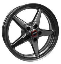 Load image into Gallery viewer, Race Star 92 Drag Star Bracket Racer 17x10.5 5x120 B.C./ 7 B.S. Metallic Gray Wheel - eliteracefab.com