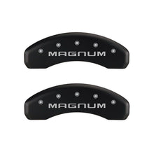 Load image into Gallery viewer, MGP 4 Caliper Covers Engraved Front &amp; Rear Magnum Red finish silver ch MGP