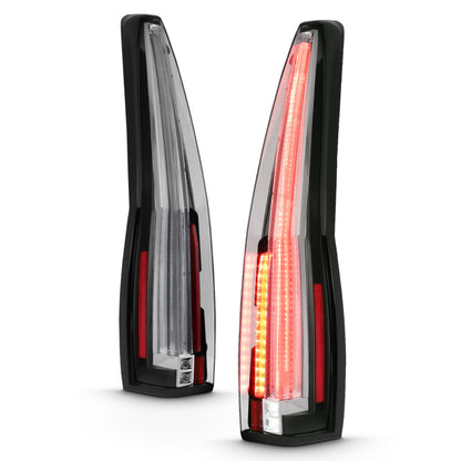 ANZO 2007-2014 Cadillac Escalade Led Taillights Red/Clear - eliteracefab.com