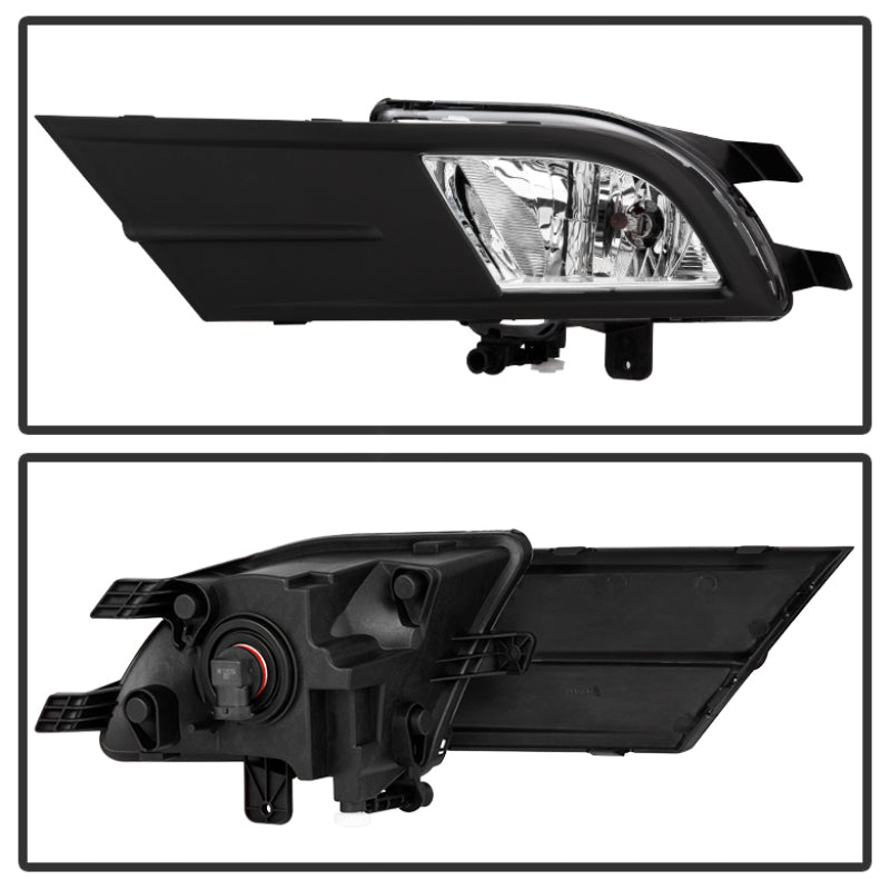 Spyder Volkswagen Jetta MK6 2015-2016 Sedan 4Dr only OEM Style Fog Lights w/Switch Clear FL-VJ2015-C - eliteracefab.com