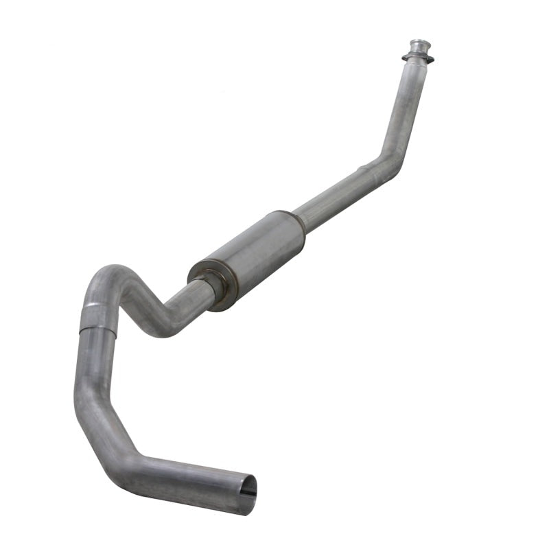 DIAMOND EYE 4" ALUMINIZED TURBO BACK SINGLE OUTLET EXHAUST 98.5-02 5.9L DODGE CUMMINS K4212A - Diamond Eye Muffler - eliteracefab.com