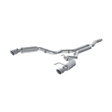 MBRP 2015-2023 Ford Mustang 2.3L EcoBoost 3in Cat Back Dual Rear Exit (Race Profile) - S7275AL