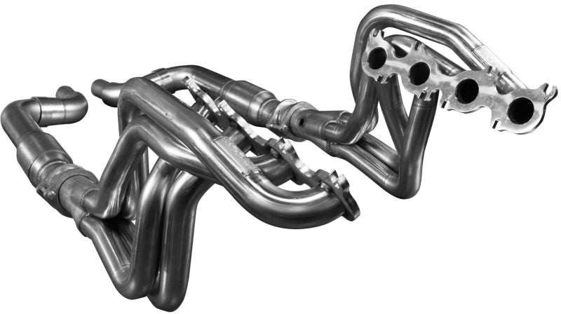 KOOKS 1-7/8" LONG TUBE HEADERS GREEN CATTED CONNECTION PIPE (2015+ MUSTANG GT) - eliteracefab.com