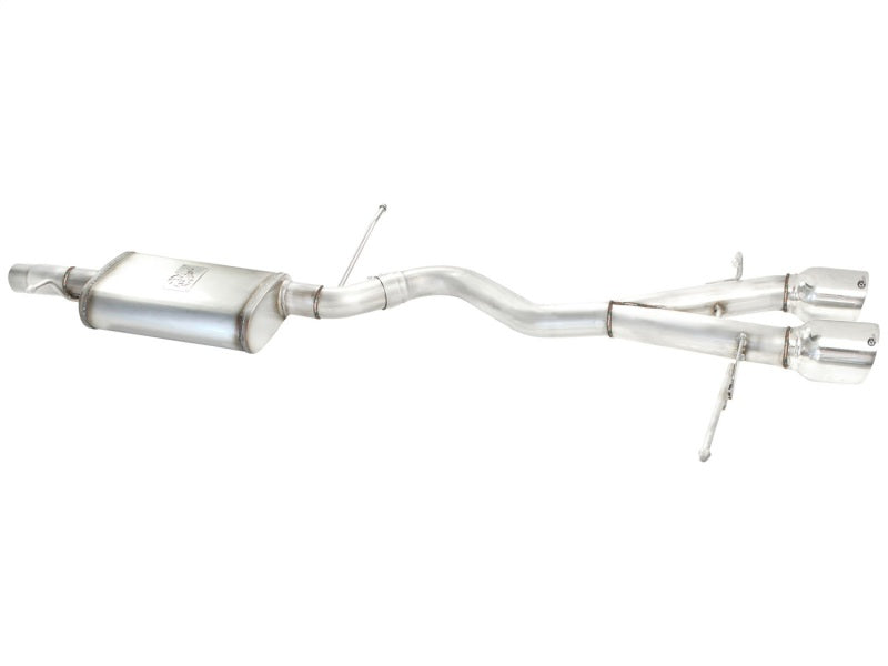 aFe MACHForce XP 2-1/2in SS-304 Cat-Back Exhausts w/ Polished Dual Tips 2008 VW Golf R32 V6-3.2L MKV aFe