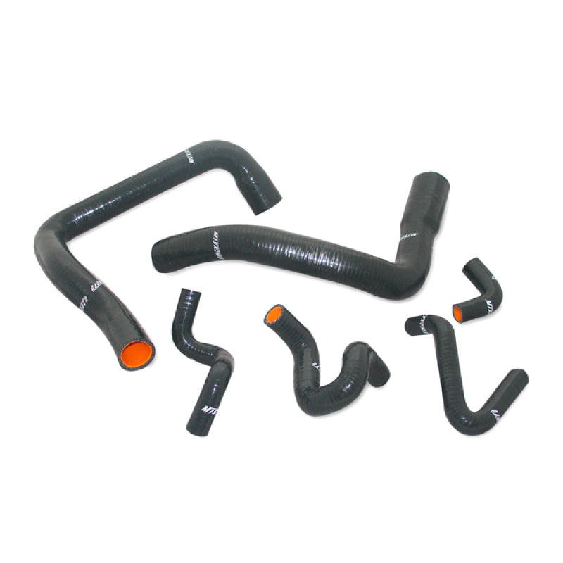 Mishimoto 86-93 Ford Mustang Black Silicone Hose Kit - eliteracefab.com