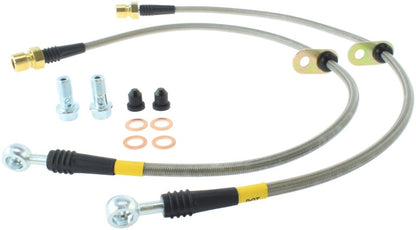 STOPTECH 10+ CAMARO SS V8 STAINLESS STEEL REAR BRAKE LINES, 950.62509 - eliteracefab.com