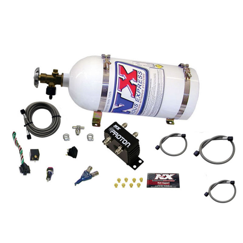 Nitrous Express Proton Series Nitrous Kit w/10lb Bottle - eliteracefab.com