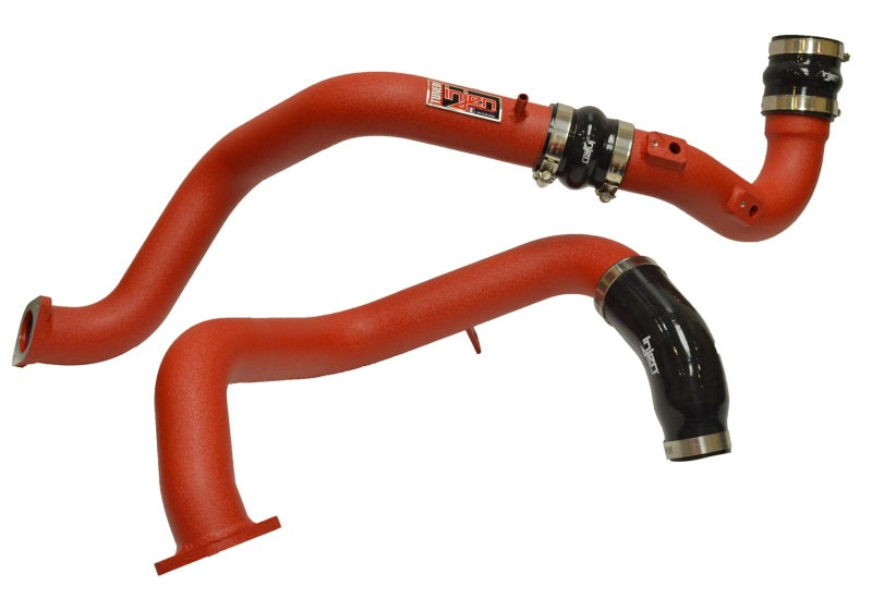 Injen 16-20 Honda Civic 1.5L Turbo Aluminum Intercooler Piping Kit - Wrinkle Red - eliteracefab.com