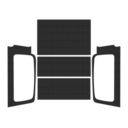 DEI 04-06 Jeep Wrangler LJ Unliminted Headliner Complete Kit - Black DEI