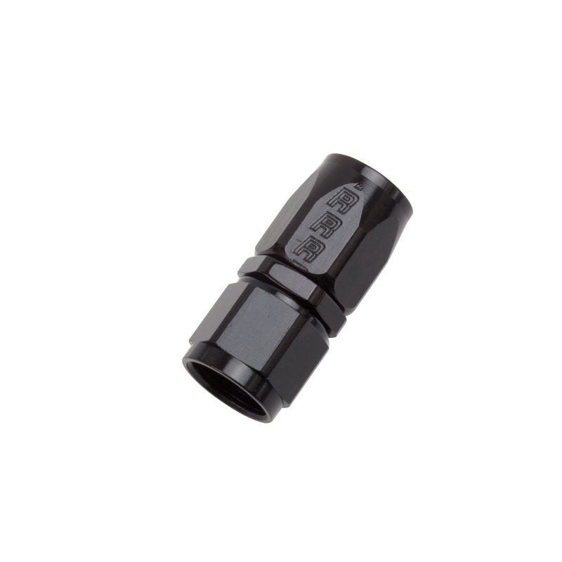 Russell Performance -8 AN Black Straight Full Flow Hose End - eliteracefab.com