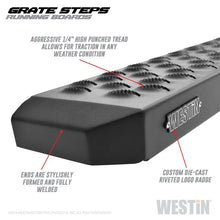 Load image into Gallery viewer, Westin Grate Steps Running Boards 54 in - Textured Black - eliteracefab.com