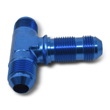 Load image into Gallery viewer, Russell Performance -4 AN Flare Bulkhead Tee Fitting (Blue)