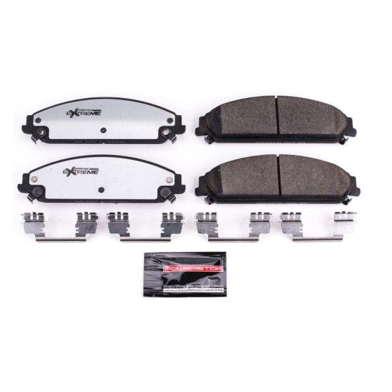 Power Stop 13-14 Chrysler 200 Front Z26 Extreme Street Brake Pads w/Hardware - eliteracefab.com