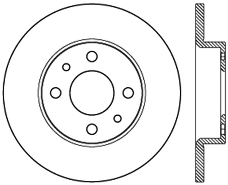 StopTech Slotted Sport Brake Rotor - eliteracefab.com